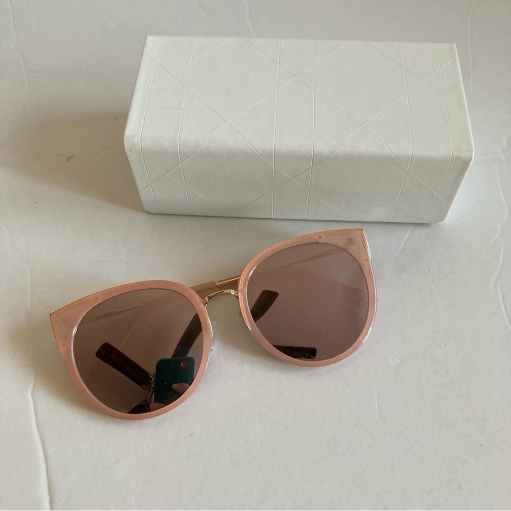 New Cat Eye Sunglasses Pink & Gold
